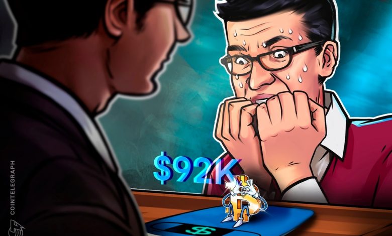 92 bin dolara düşüş geçici miydi? — Bitcoin sahiplerinin izlemesi gereken 5 şey 1 01979bf4 0d2e 7797 b708 b0d6adba35b4