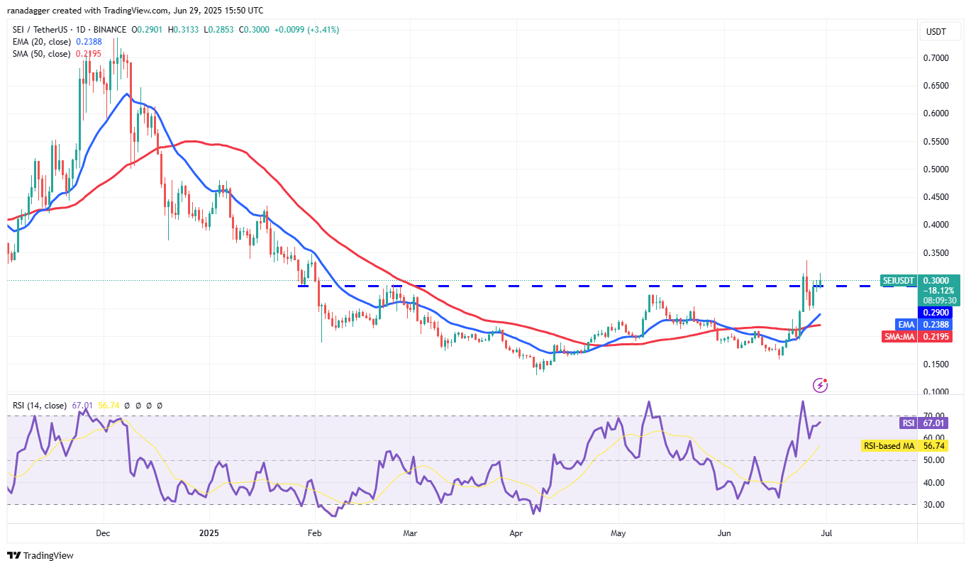 1751272806 31 Bitcoin rekor kapanisa yururken HYPE BCH LINK ve SEI takip