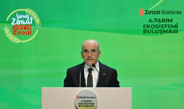 Bakan Şimşek, Ziraat Bankası 4. Tarım Ekosistemi Buluşması'nda konuştu: - EKONOMİ 1 Bakan Simsek Ziraat Bankasi 4 Tarim Ekosistemi Bulusmasinda konustu EKONOMI