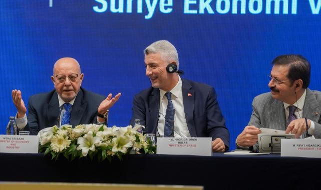 TOBB Baskani Hisarciklioglu Turkiye Suriye Yuvarlak Masa Toplantisinda konustu HABERLER