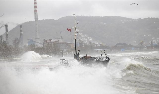 Bati Karadeniz icin firtina uyarisi